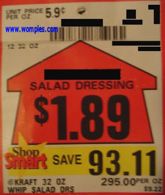 really weird ads small saving on salad dressing