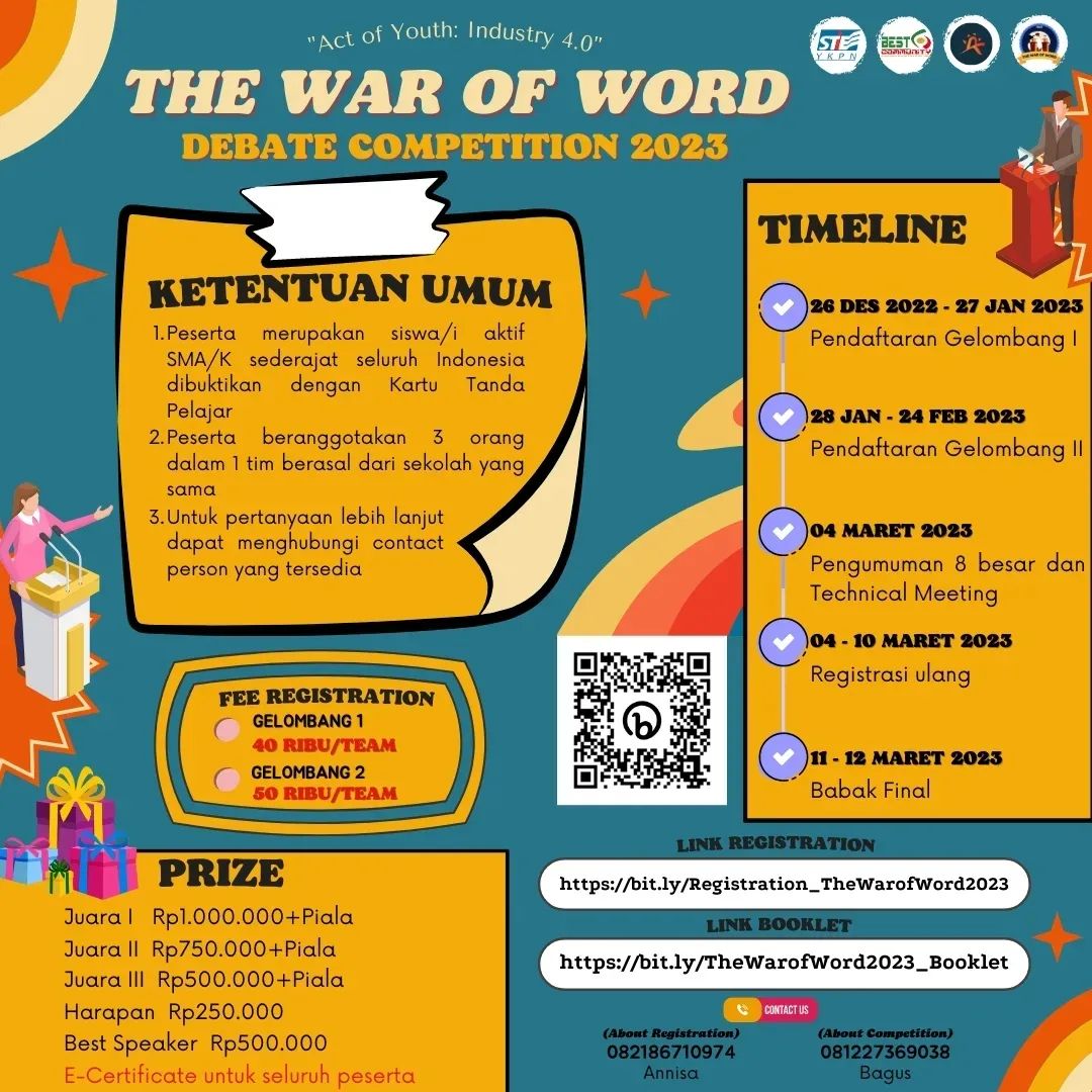 Debat Competition THE WAR OF WORD 2023