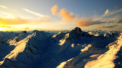 Snowy Mountains Wallpaper