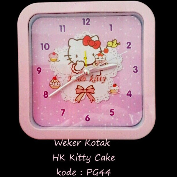 Weker Hello Kitty Murah  Grosir Ecer Kotak Cake