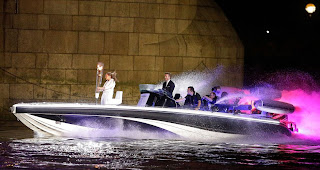 David Beckham en la ceremonia inaugural de los Juegos