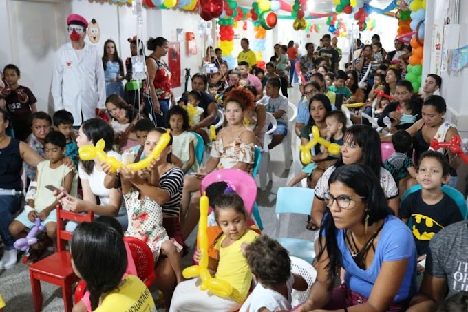 Cosme e Damião comemora Dia das Crianças com festa e distribuição de brinquedos aos pacientes