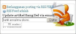 membuat form langganan feedburner lewat e-mail