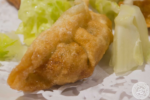 Image of pork dumplings at BCD Tofu House in Korea Town NYC, New York