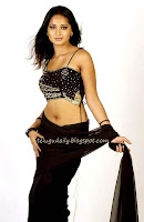 Telugu Actress Anushka navel show