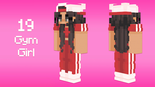 minecraft skins Gym Girl