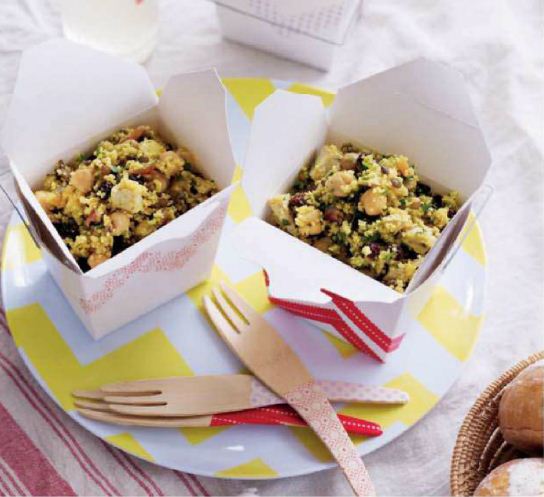 Puy Lentil, Couscous and Chicken Salad