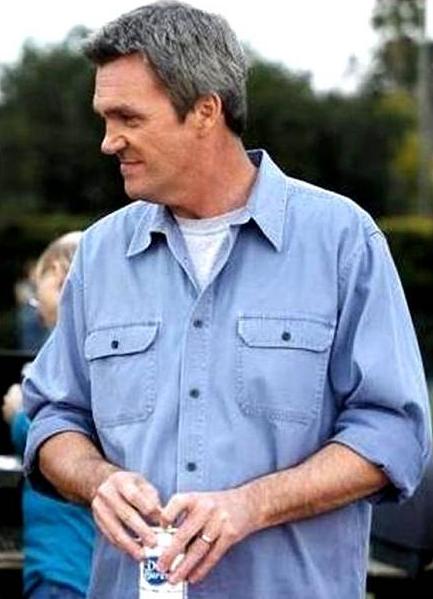 actor neil flynn plays the beer swigging quarryman