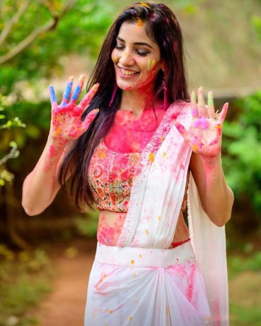 Pranali Bhalerao Holi Celebration