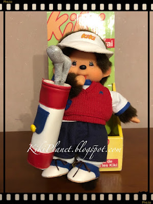 kiki monchhichi golf golfeur rare collection vintage neuf