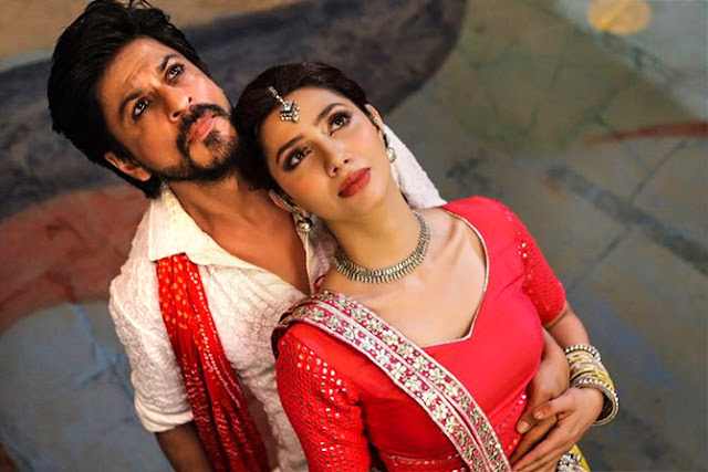 Mahira Khan in Raees, with SRK in Udi Udi Jaye