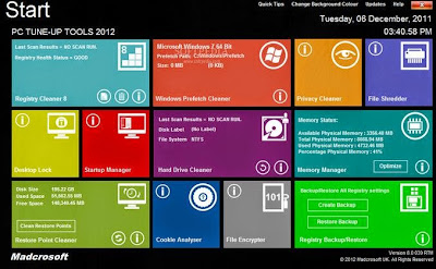 Download Madcrosoft PC TuneUp Tools 2014