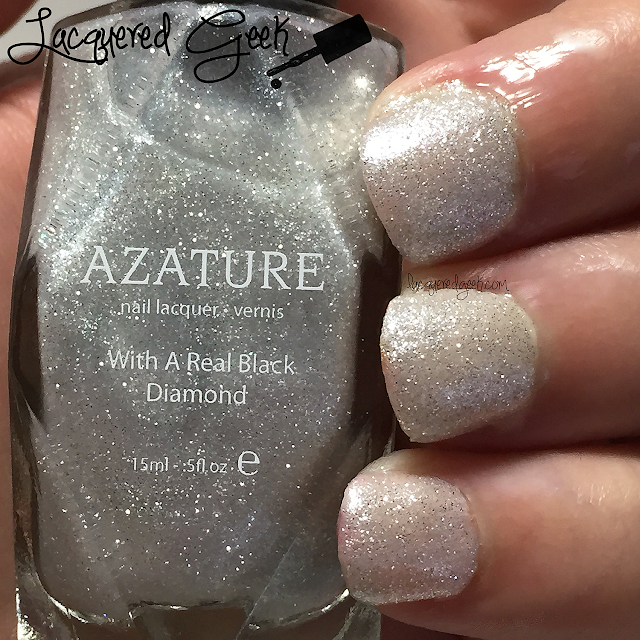 Azature: White nail polish swatch and review by Lacquered Geek