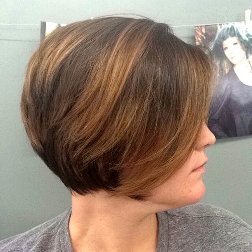 balayage short hairstyles and color