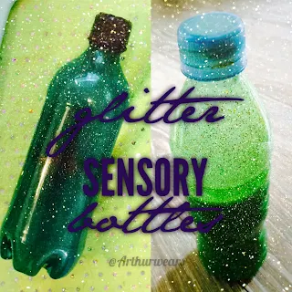 DIY glitter sensory bottles