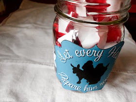 Finished Joy to the World Jar