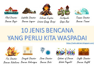 10 Jenis Bencana yang perlu kita waspadai