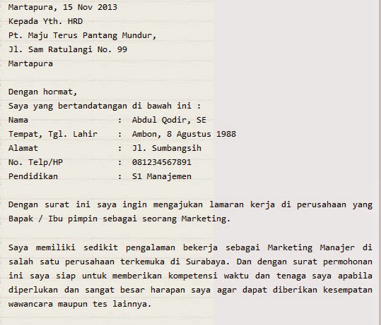 Contoh Resume Dan Tips Membuat Resume Yang Baik Dan Benar | New Style ...