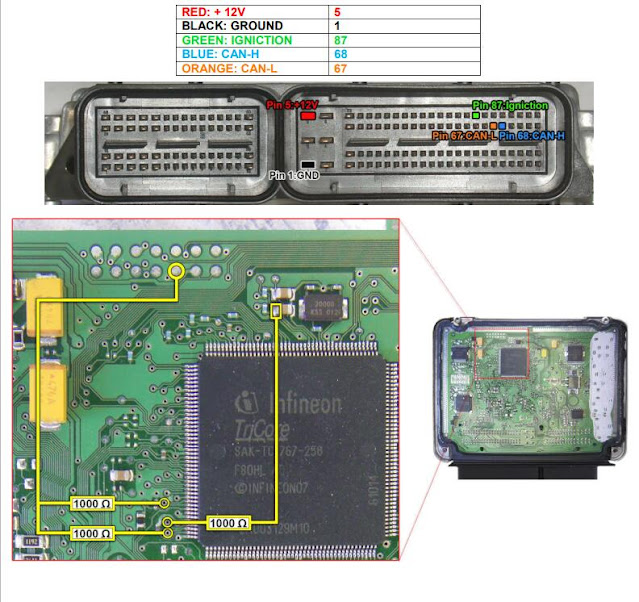 Foxflash Clone VAG MED17.5.2 ECU in Boot 6