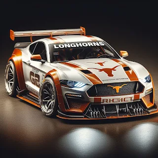 Texas Longhorns Racecar