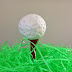 Golf ball cake pops using chocolate modelling paste