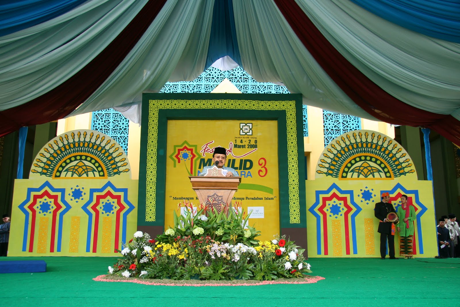 DESAIN BACKDROP FESTIVAL MAULID NUSANTARA Desain spanduk