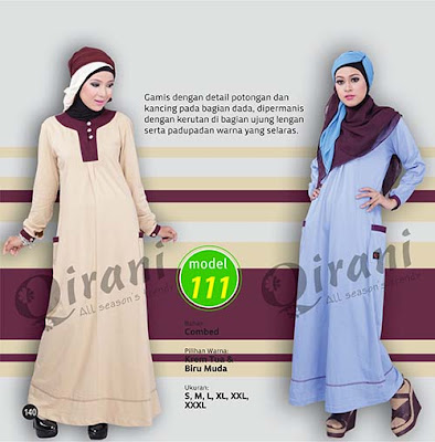 jual gamis qirani surabaya termurah