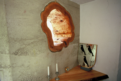Rammed Earth Wall Construction