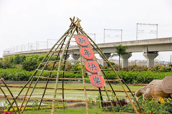 彰化社頭杜鵑花大道綿延1公里3色杜鵑花，還有風鈴木和裝置藝術