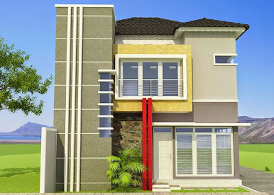 Contoh warna cat rumah minimalis