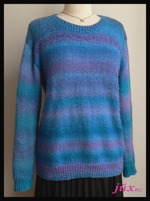 Countrywide Mandala variegated wool sweater