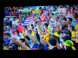 Gambar Bendera Malaysia di Piala Dunia Brazil - Berita 