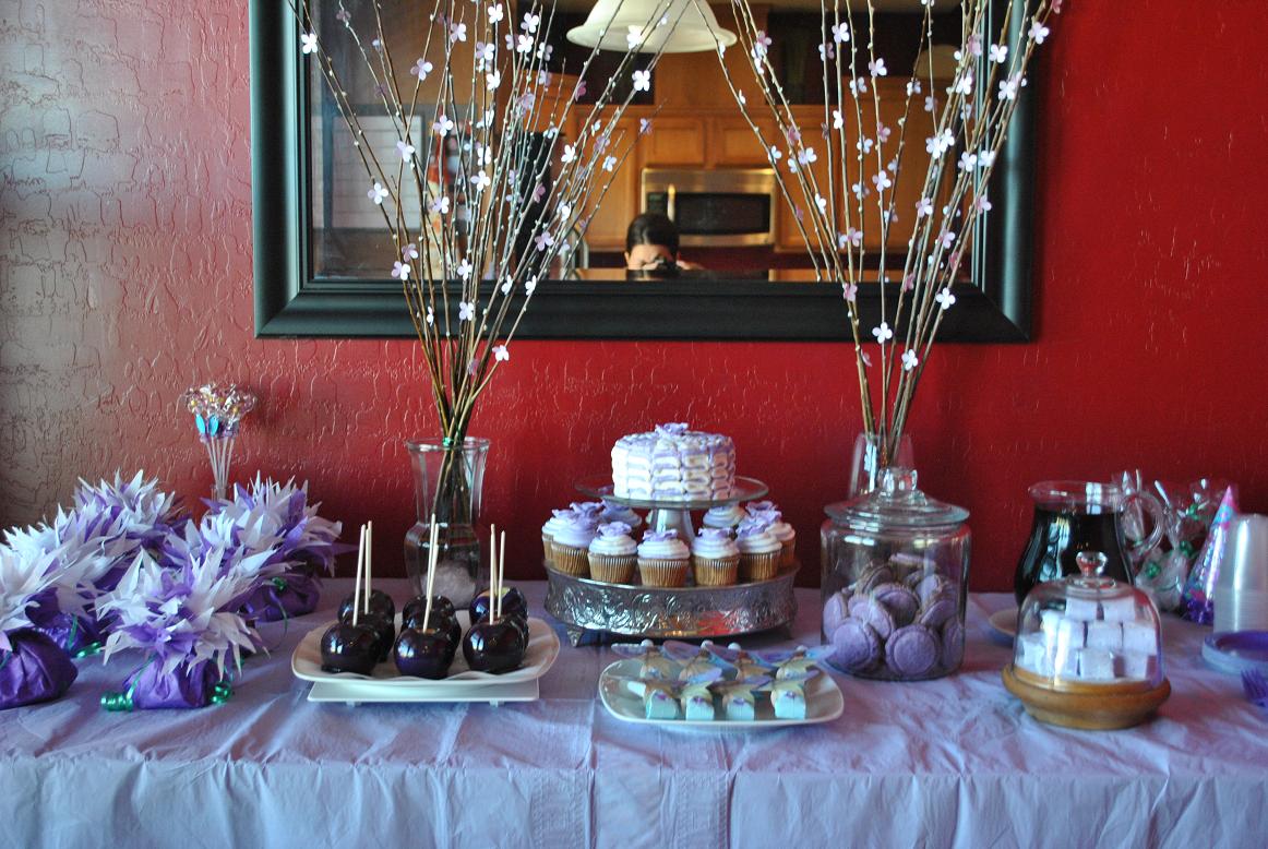 Purple Party  and Dessert Table  The Kitchen McCabe