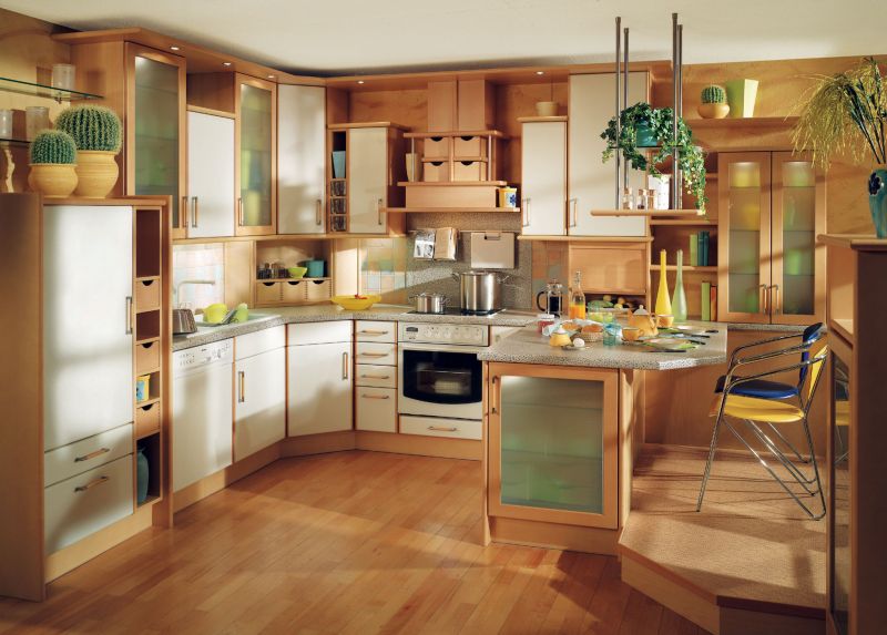 Kitchen Interior Design : Kitchen Designs Blend Traditional and Modern 