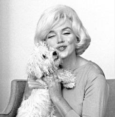 Marilyn Monroe and Her Dog Maf