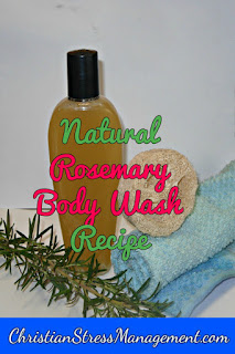 Natural rosemary body wash  recipe