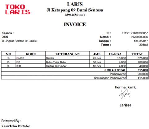 Kasir Toko Portable: Pengaturan Logo Toko