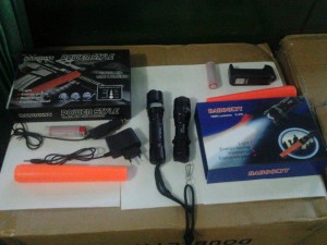 Jual Senter Police Flashlight waterproof 1200 Lumens 