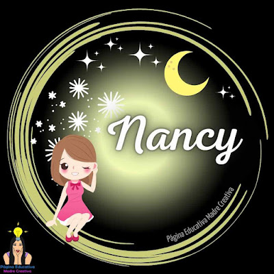 Solapín Nombre Nancy para imprimir descargar gratis