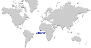 image: Liberia map location