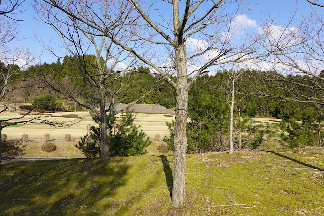 鳥取県東伯郡北栄町西高尾　駐車場　丘の上からの眺め