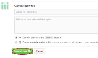 how to create file in github to speed up blogger