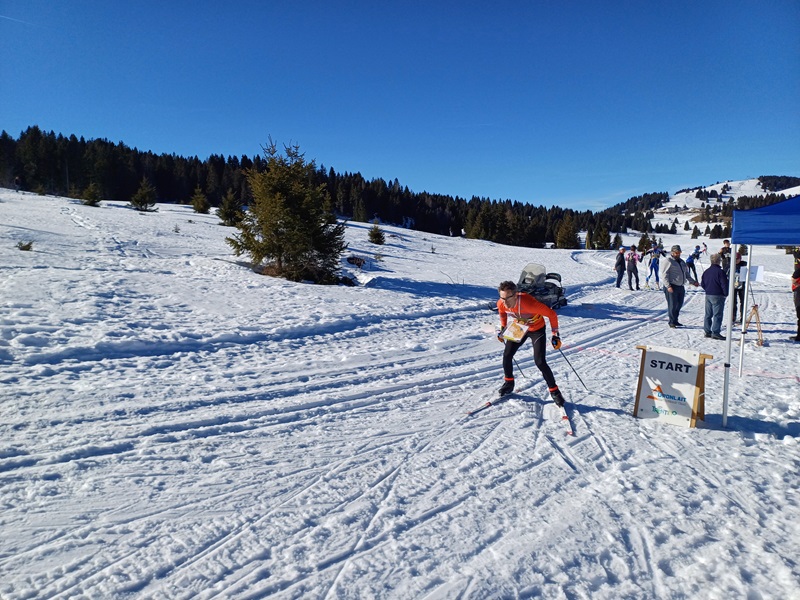 Partenza prima prova Coppa Italia Sprint - Sci Orientamento - Passo Coe