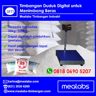 Timbangan Duduk Digital Beras