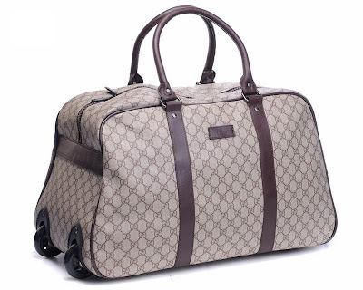 Gucci Bolsos Trolley de viaje de café