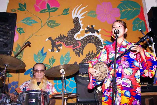 Classic Okinawa music on stage