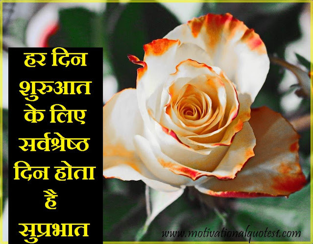 Blessed Morning Quotes Images In Hindi