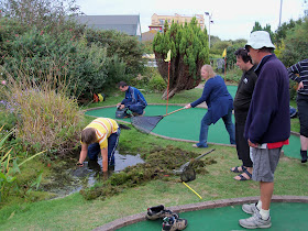 The Minigolf Welly Boot Swamp Ball Incident in Hastings