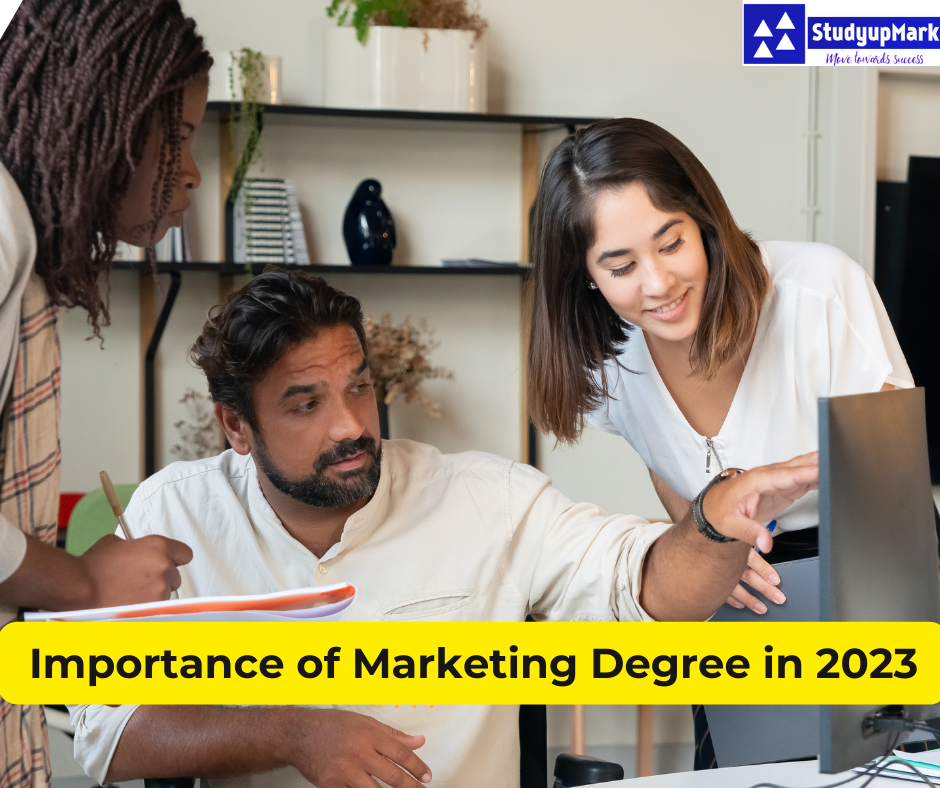 Marketing degree is considered too much important because this degree have been providing a lot of career options to the student.