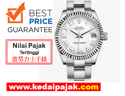 Pajak Rolex Datejust Dengan RM18,000 - kedaipajak.com